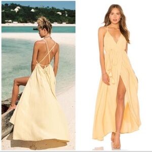 exclusive after party tulle maxi dress Spaghetti Strap Tiered Tulle V-Neck Maxi Bridesmaid Dress